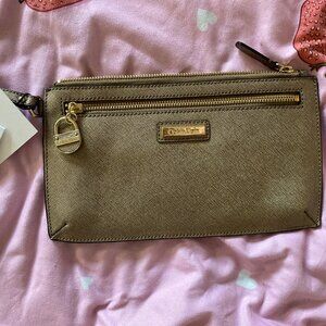 Calvin Klein Gold Wristlet Purse NWT